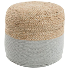 Pouf hellgrau ? 46 cm DALAMA