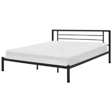 Metallbett schwarz Lattenrost 180 x 200 cm CUSSET