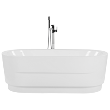 Badewanne freistehend weiss oval 170 x 80 cm EMPRESA