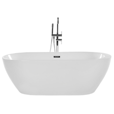 Badewanne freistehend  weiss oval 160 x 75 cm NEVIS