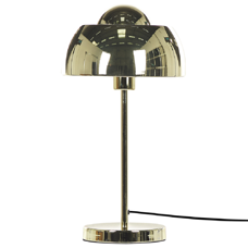 Tischlampe Spiegeleffekt gold 44 cm rund SENETTE