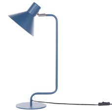 Tischlampe dunkelblau 51 cm Kegelform RIMAVA