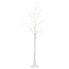 Outdoor Weihnachtsbeleuchtung LED weiss Birkenbaum 190 cm LAPPI