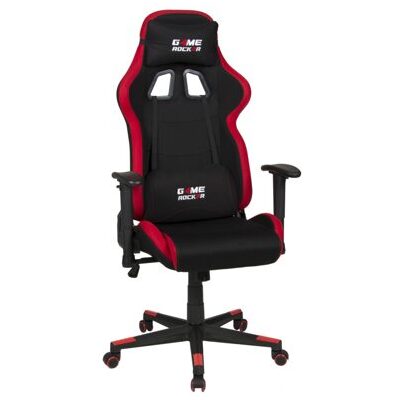 Gaming/Schreibtischstuhl GAME-ROCKER G-10 schwarz-rot