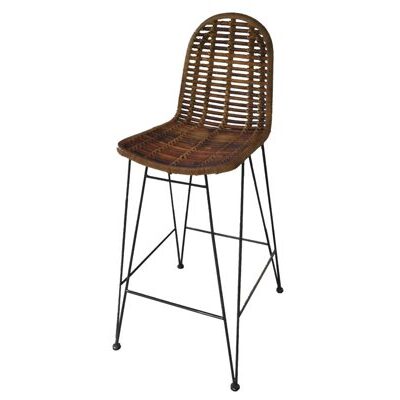 Barhocker RATTAN braun