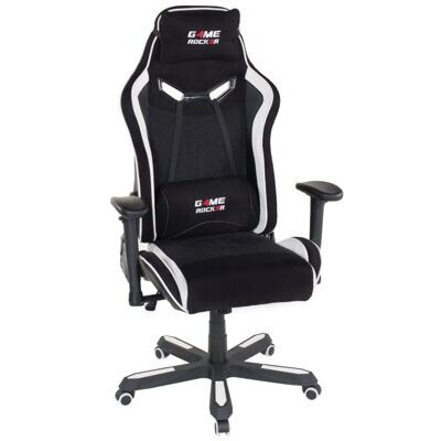 Gaming/Schreibtischstuhl GAME-ROCKER G-30 LARGE schwarz-weiss