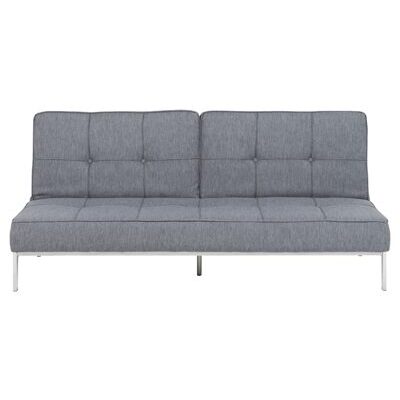 Schlafsofa PERUGIA Stoff grau