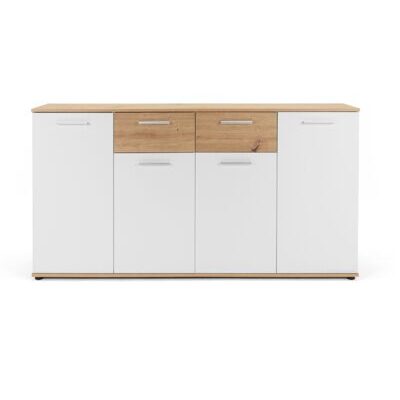 Sideboard JACKY 3 Artisan Eiche-Weiss