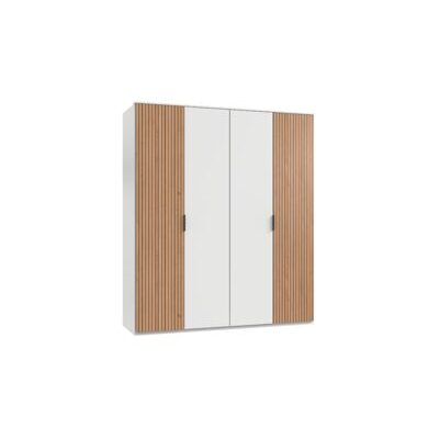 Kleiderschrank TUNIS Weiss-Artisan Eiche