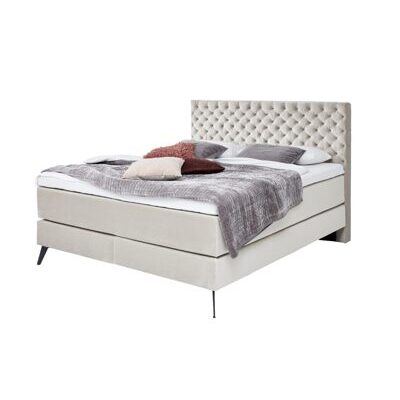 Boxspringbett LA MAISON beige