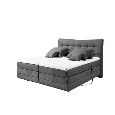 Boxspringbett MALIBU 2 anthrazit