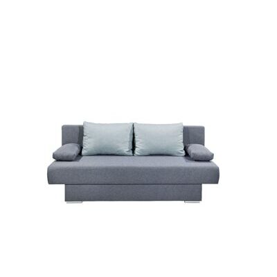 Schlafsofa MELANIE 3DL anthrazit-mint