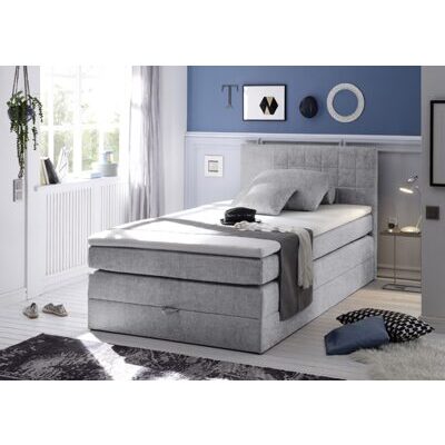 Boxspringbett HAWAII 1 light grey