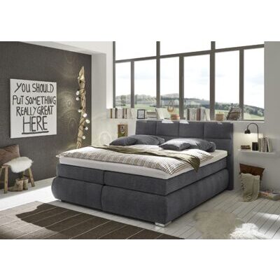 Boxspringbett BOLOGNA 8 Odin 18 graphite