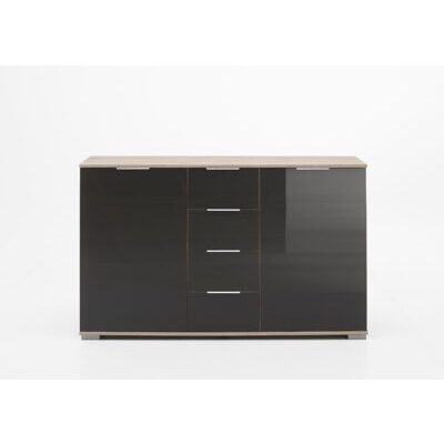 Sideboard EASY PLUS C Eiche sägerau-Glas Grey