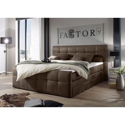 Boxspringbett ASPEN B2 dark brown