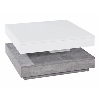 Couchtisch UNIVERSAL Betonoptik Stone-Weiss