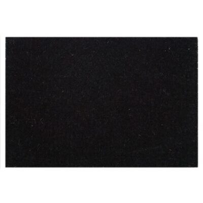 Fussmatte Kokos 80 x 100 cm schwarz