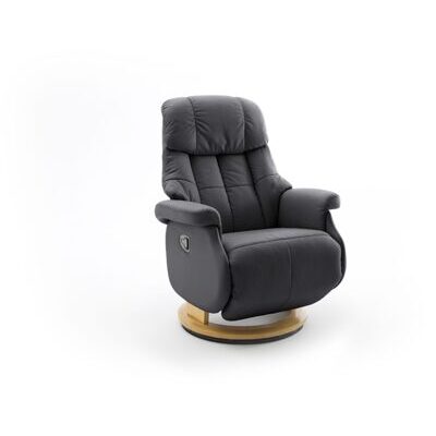 Relax-Sessel CALGARY COMFORT schwarz-naturfarben