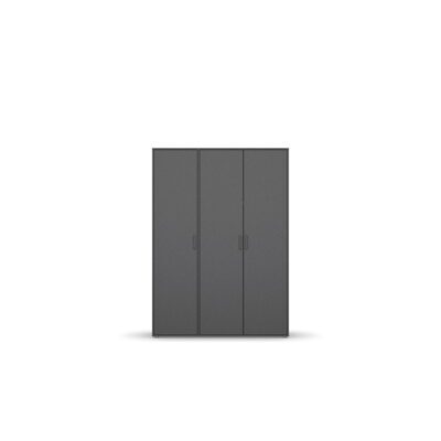 Kleiderschrank VOYAGER Grau-Metallic