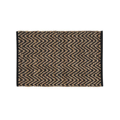 Teppich Jute 60x90cm ZIGZAG