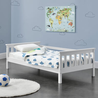 Kinderbett Nuuk 70x140 cm Weiss