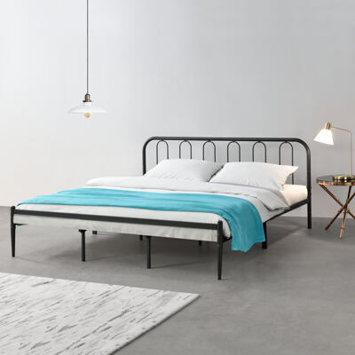 Metallbett Hank 180x200 cm Schwarz