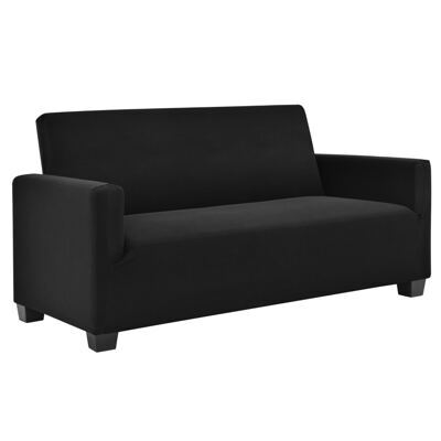 Sofahusse 120-190 cm Schwarz