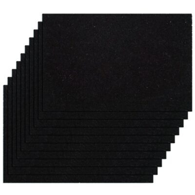 Kokosmatte 40 x 60 cm schwarz - 10er Set