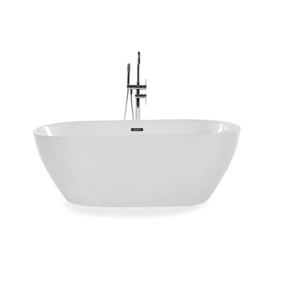 Badewanne freistehend weiss oval 170 x 80 cm NEVIS