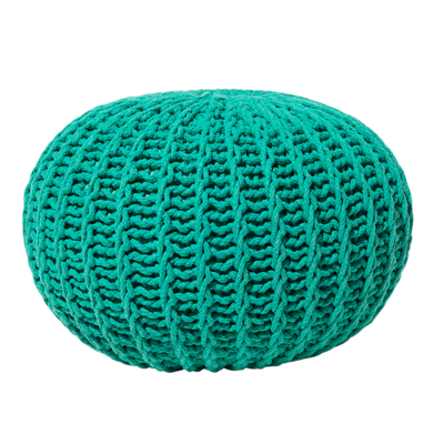 Pouf smaragdgrün ? 50 cm CONRAD II