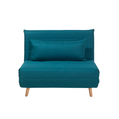 1-Sitzer Schlafsofa seeblau / hellbraun SETTEN