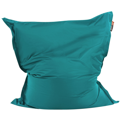 Sitzsack mit Innensack für In- und Outdoor 140 x 180 cm türkis FUZZY