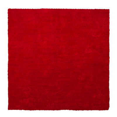 Teppich rot 200 x 200 cm Shaggy DEMRE