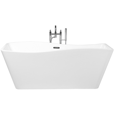 Badewanne freistehend weiss rechteckig 170 x 78 cm MARAVILLA