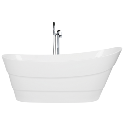 Badewanne freistehend weiss oval 170 x 73 cm BUENAVISTA