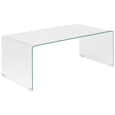 Couchtisch Glas transparent 100 x 50 x 40 cm KENDALL