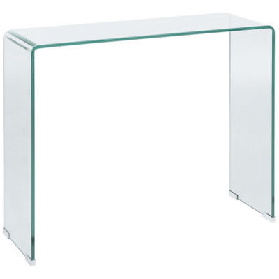 Konsolentisch Glas transparent 90 x 30 x 75 cm KENDALL