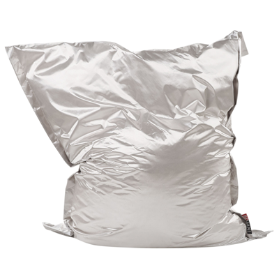 Sitzsack mit Innensack für In- und Outdoor 140 x 180 cm silber hell FUZZY