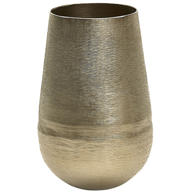 Blumenvase Aluminium gold 27 cm KATCHAL