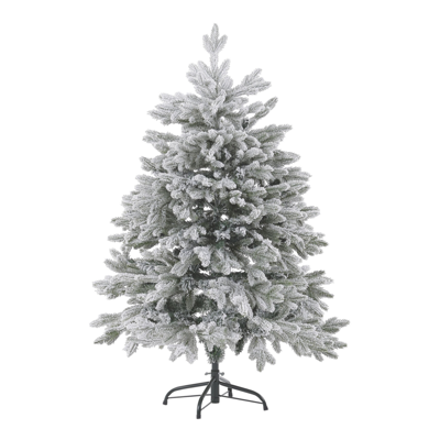 Künstlicher Weihnachtsbaum schneebedeckt 120 cm weiss FORAKER