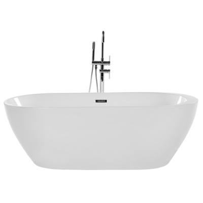 Badewanne freistehend  weiss oval 160 x 75 cm NEVIS