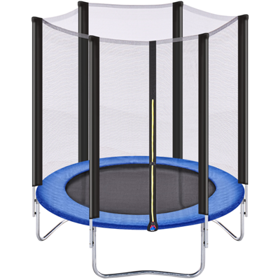 Trampolin blau mit Sicherheitsnetz 183 cm RISATA