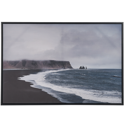 Leinwandbild mit Meeresmotiv blau / grau 93 x 63 cm ORTONA