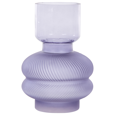 Blumenvase Glas violett 24 cm RODIA