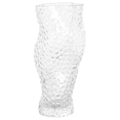 Blumenvase Glas transparent 23 cm ELATOS